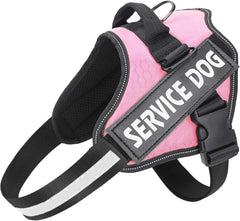 Dog Harness, No Pull Easy On and Off Pet Vest Harness, 3M Reflective Breathable & Easy Adjust Pet Halters with Nylon Handle - No More Tugging or Choking for Small Medium Large Dogs