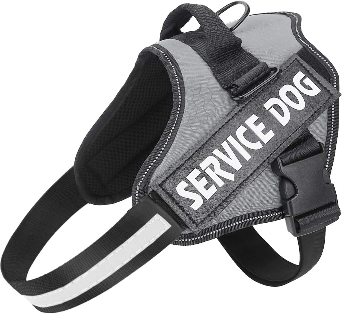 Dog Harness, No Pull Easy On and Off Pet Vest Harness, 3M Reflective Breathable & Easy Adjust Pet Halters with Nylon Handle - No More Tugging or Choking for Small Medium Large Dogs