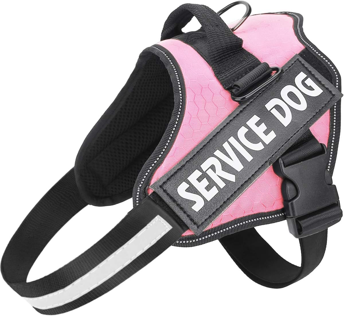 Dog Harness, No Pull Easy On and Off Pet Vest Harness, 3M Reflective Breathable & Easy Adjust Pet Halters with Nylon Handle - No More Tugging or Choking for Small Medium Large Dogs