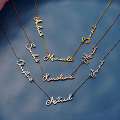 Handcrafted Multiple Name Necklace
